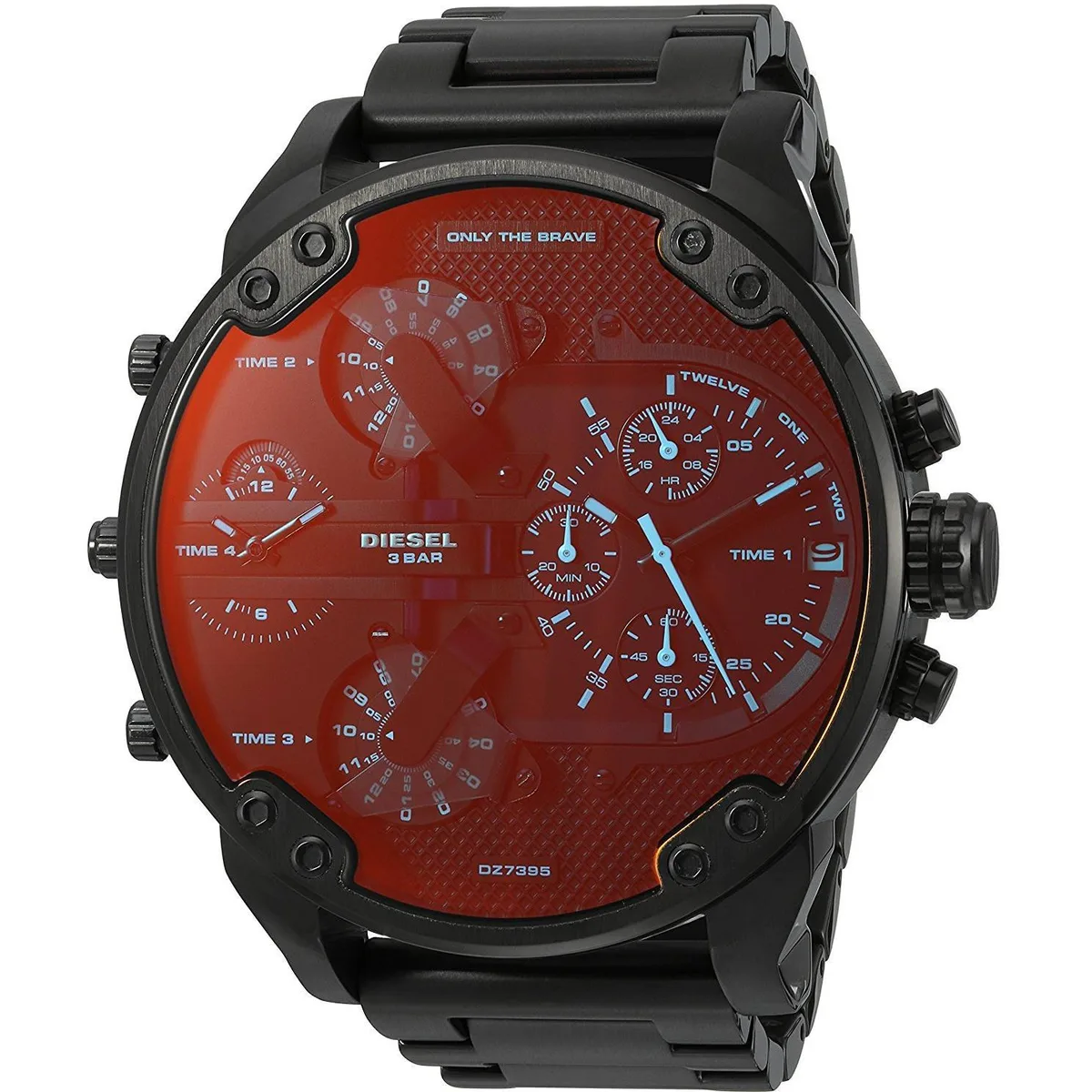 Diesel Diesel DZ7395 55mm Black Stainless Steel Watch — 商品写真