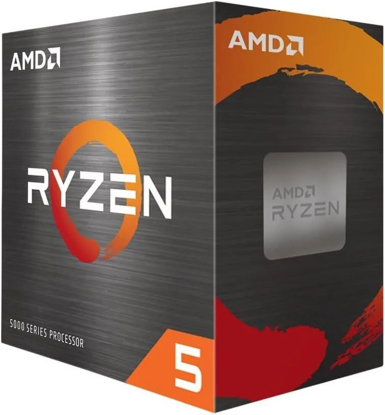AMD AMD Ryzen 5 5600 desktop processor 4.4 GHz Wraith Stealth cooler — photo du produit