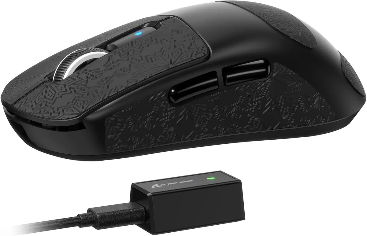 BFKK BFKK Wireless Gaming Mouse PAW 3950Max 42000 DPI 8KHz 38g Black &amp; Sticker — photo du produit