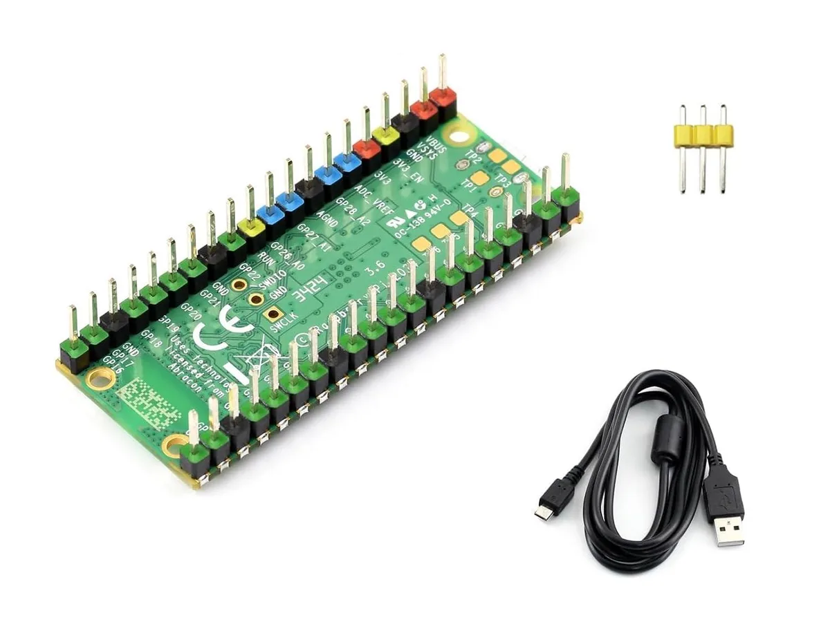 LORDWORLD LORDWORLD Raspberry Pi Pico 2 W Development Board with Pre-Soldered Header — 제품 사진