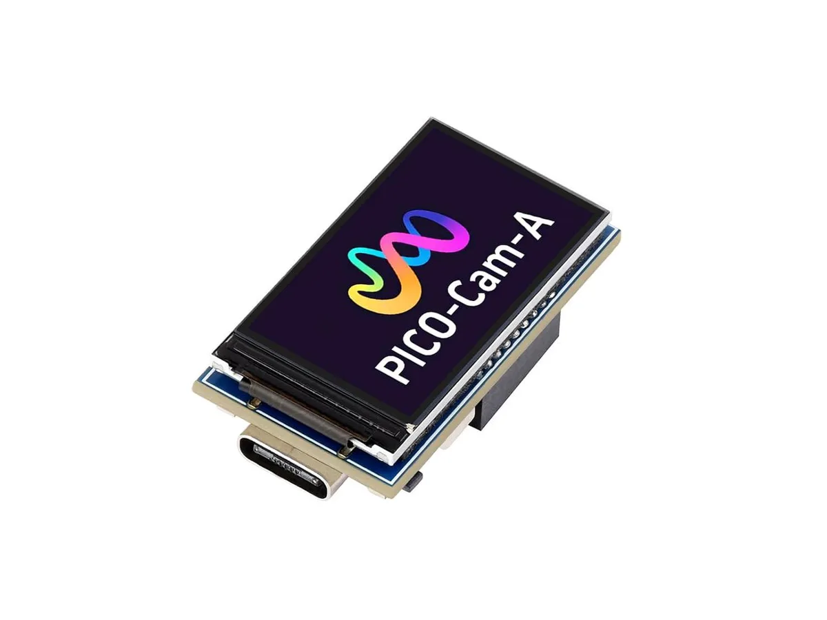 LORDWORLD LORDWORLD RP2040 Camera Development Board HM01B0 1.14inch IPS 18 GPIO — produkto nuotrauka