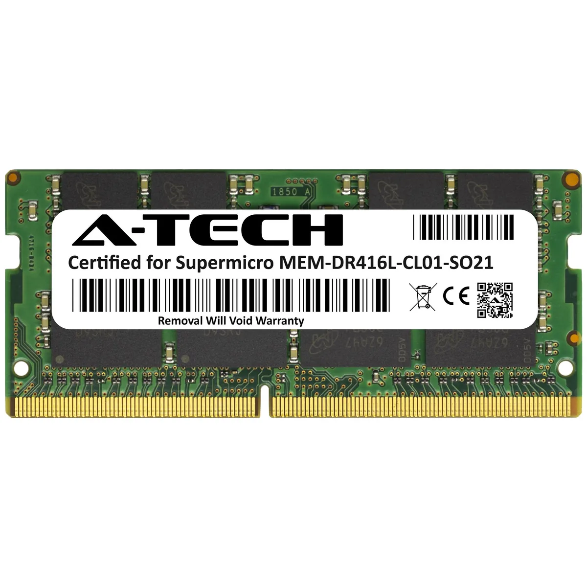 A-Tech A-Tech Supermicro Certified 16GB DDR4 2133MHz CL15 260-Pin SODIMM laptop RAM — 商品写真