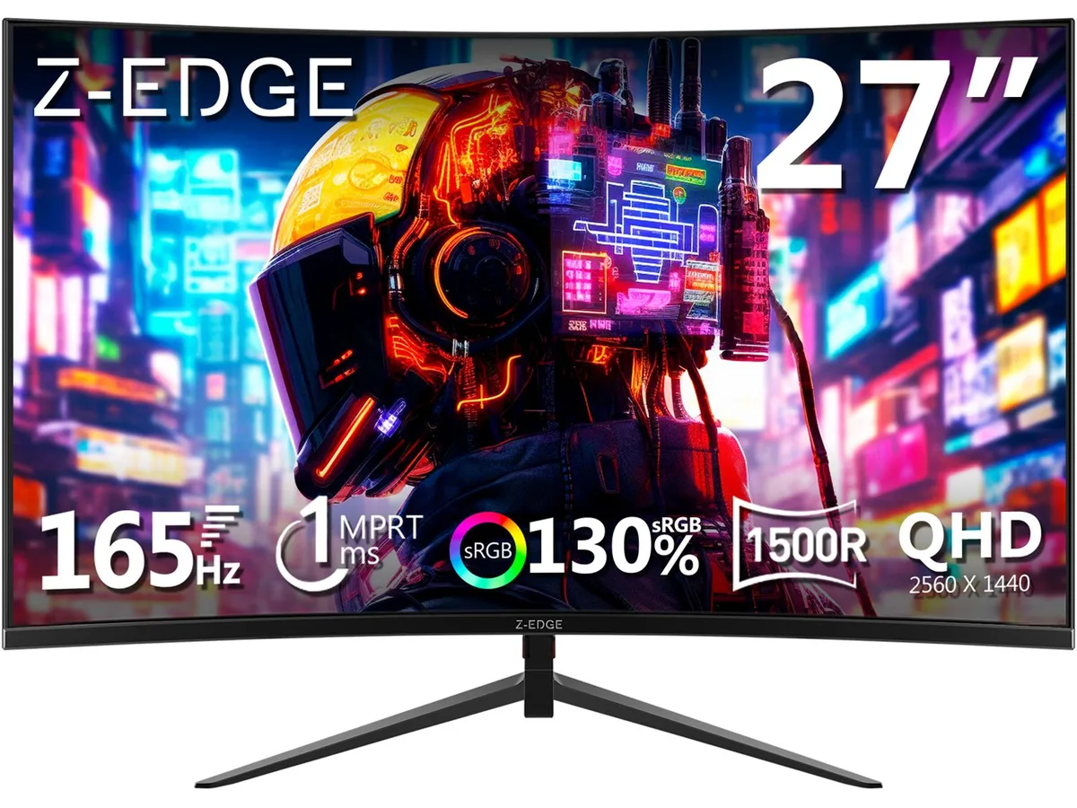 Z-EDGE Z-EDGE UG27Q 27 inch 165Hz 2K Curved Gaming Monitor — product photo
