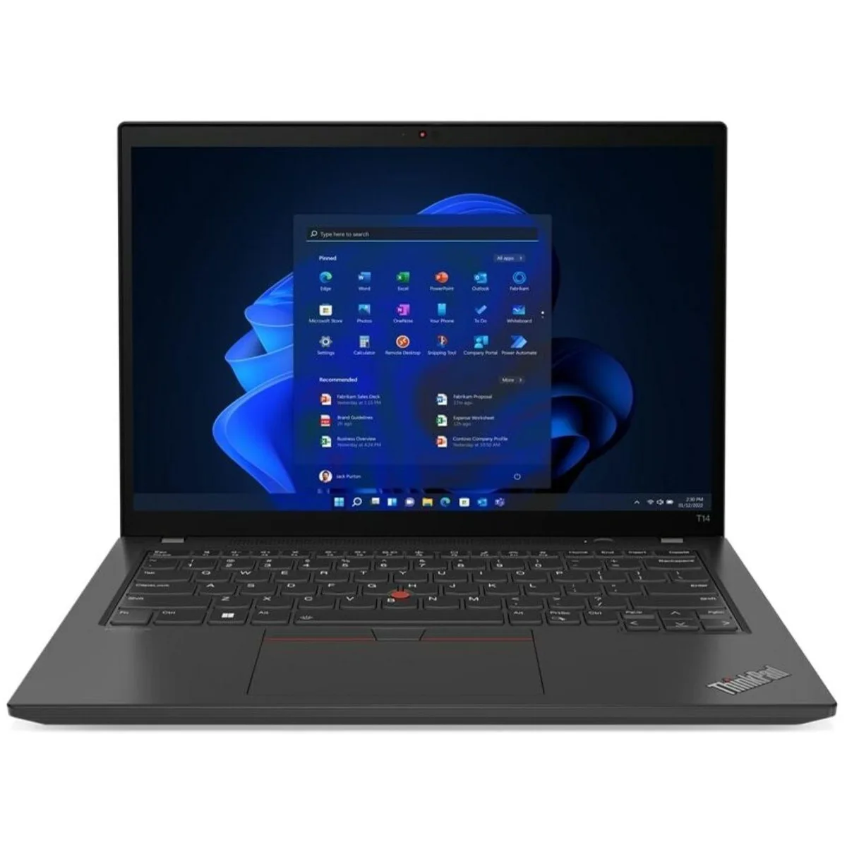 Lenovo Lenovo T14 Gen 3 ThinkPad laptop i7-1265U 16GB 256GB 14 WUXGA 21AJS10F00 — product photo