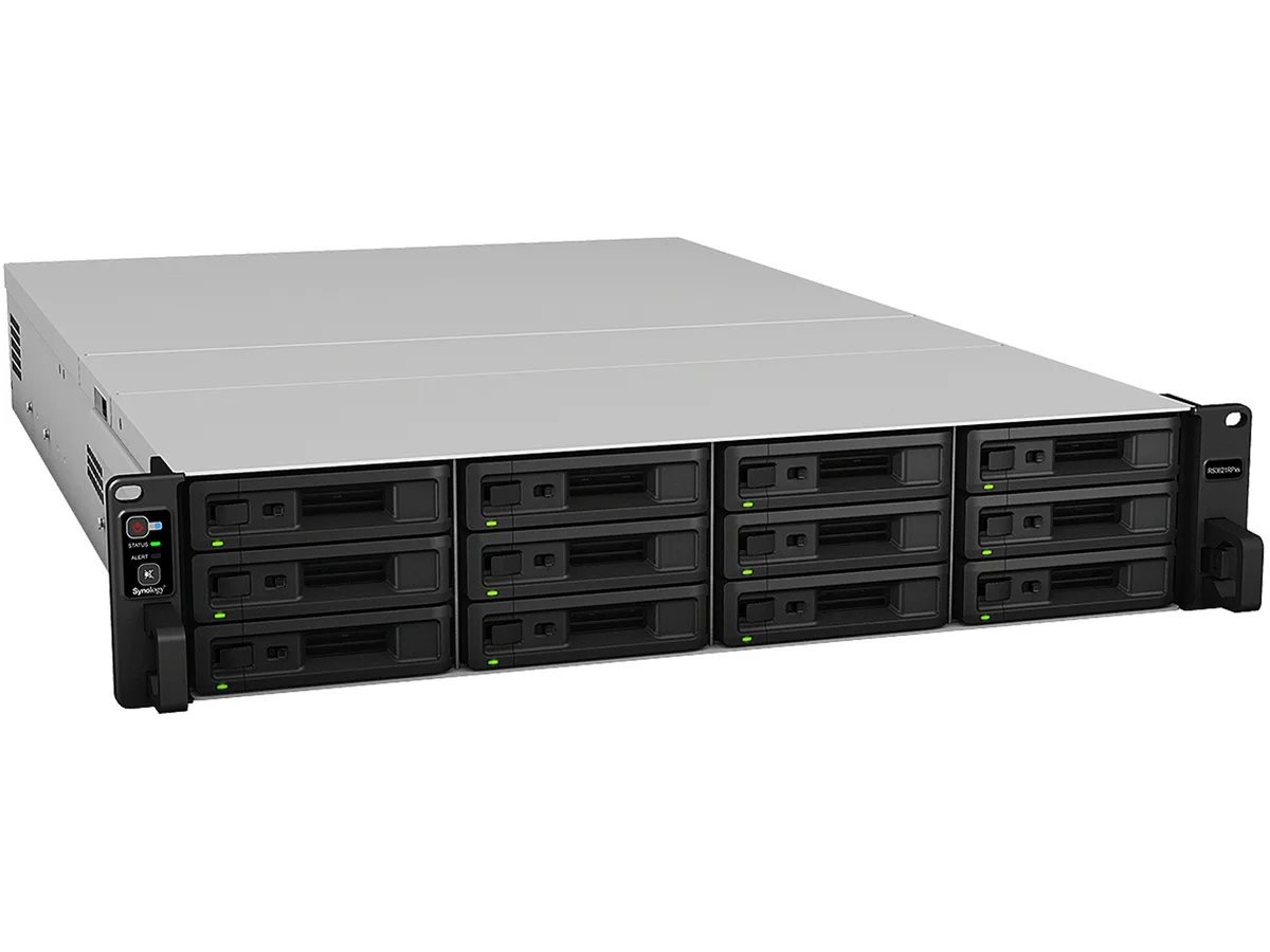 Synology Inc. Synology Inc. RS3621RPxs 12-Bay Rackmount NAS Xeon 6-Core 2.2GHz 8GB DDR4 — ürün fotoğrafı