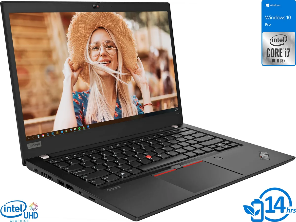 Lenovo Lenovo ThinkPad T14Form laptop i5-10210U 16GB 512GB NVMe 14 FHD — product photo