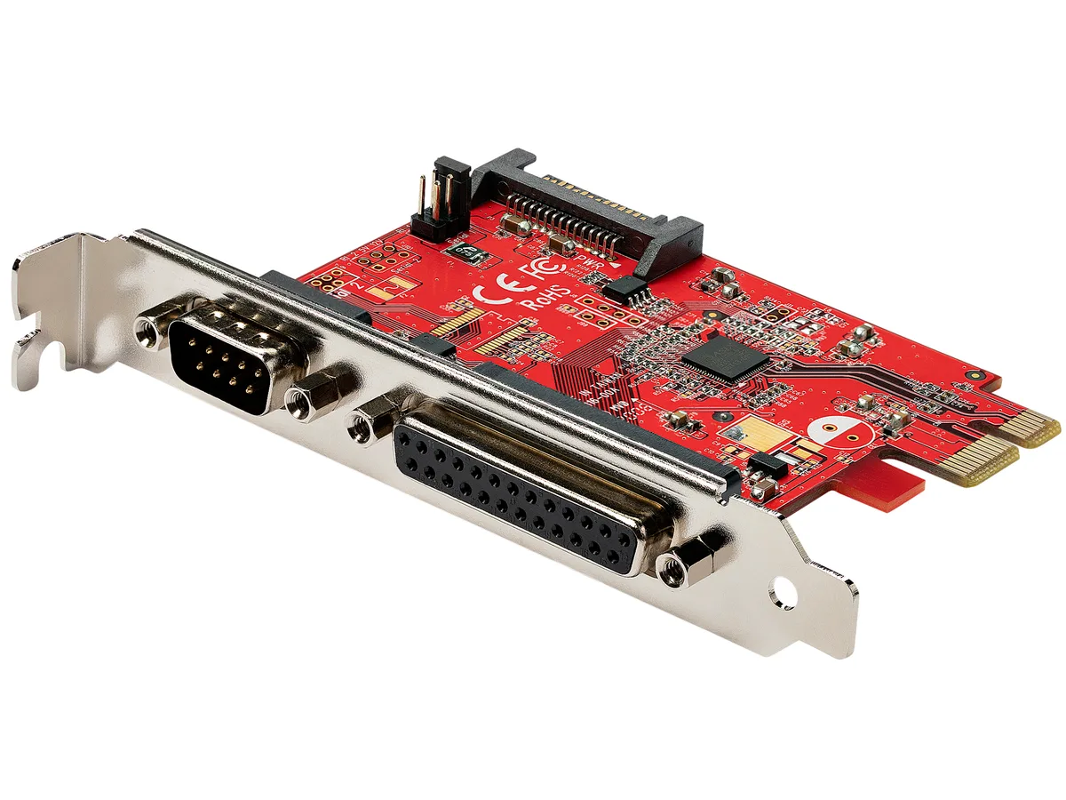 STARTECH STARTECH PEX1S1P950 PCIe expansion card with DB25 and DB9 ports — foto del prodotto