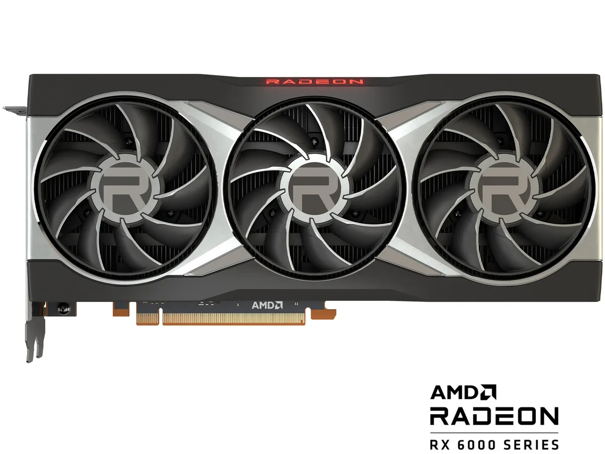 MSI Radeon RX 6900 XT 16G graphics card with triple-fan cooler