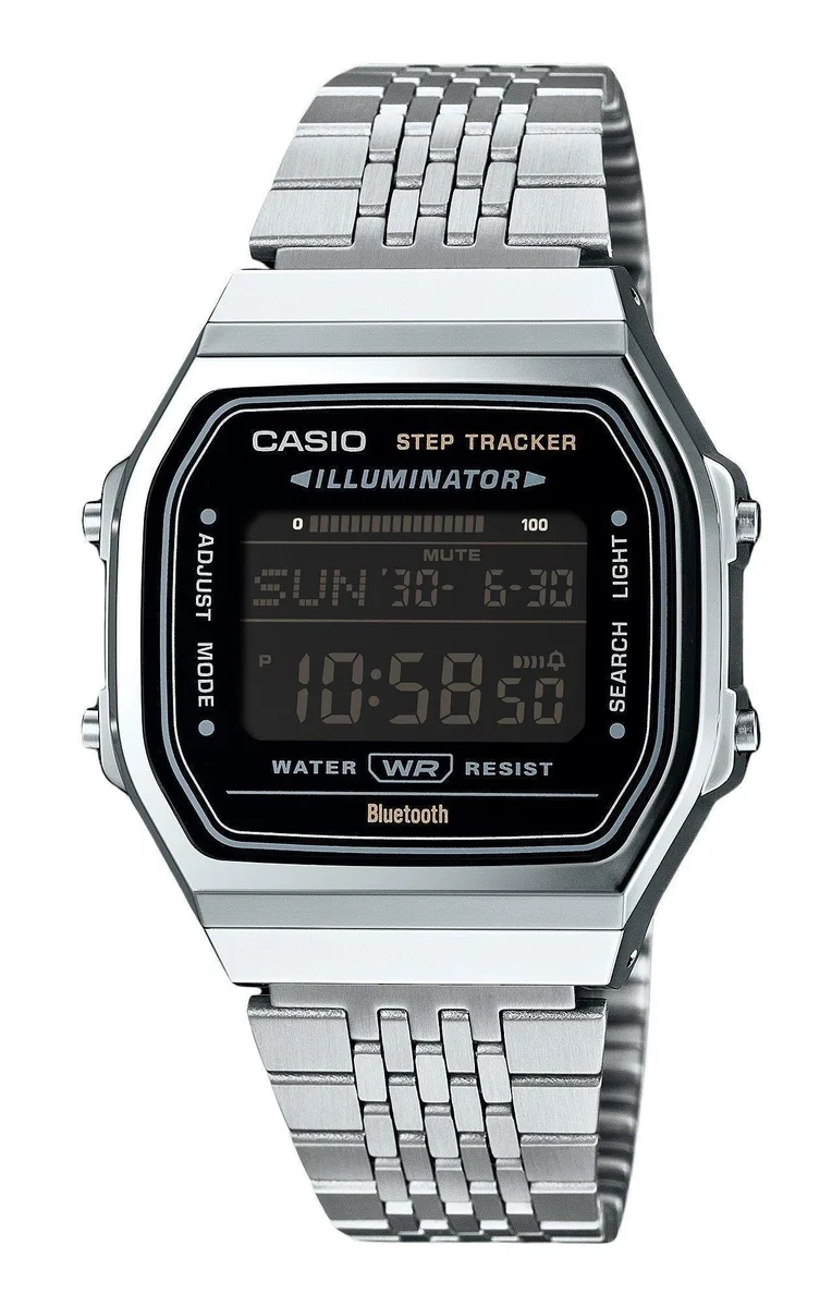 CASIO CASIO ABL-100WE-1B Digital Quartz Watch Smartphone Link Stainless Steel 37.90 mm — product photo