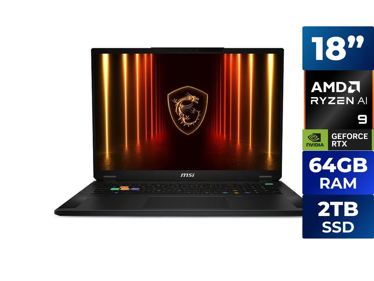 MSI MSI Stealth A18 AI+ A3XWIG-009US gaming laptop — product photo