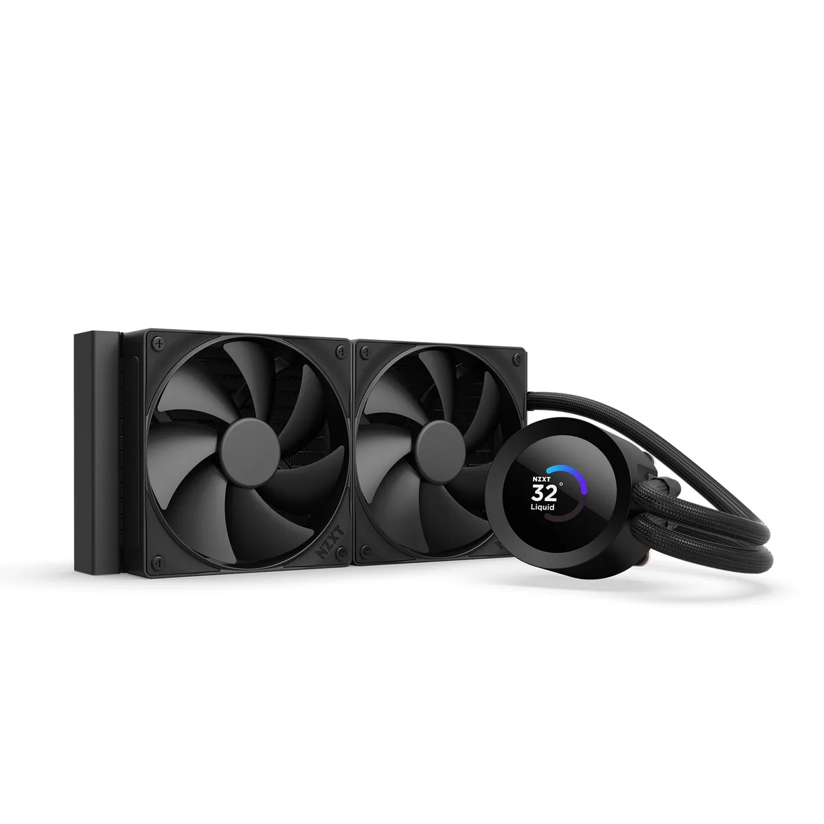 NZXT NZXT RL-KN240-B2 240 mm liquid cooler with 1.54" LCD — foto del producto