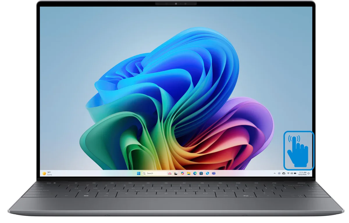 DELL DELL XPS 13 Snapdragon X Elite X1E-80-100 16GB LPDDR5X 2TB PCIe SSD 13.4" Touchscreen 2880x1800 laptop — photo du produit