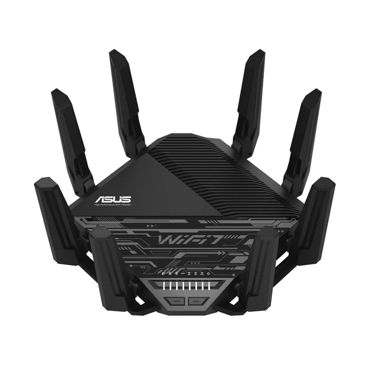 ASUS ASUS RT-BE96U BE19000 WiFi 7 tri-band wireless router — 商品写真