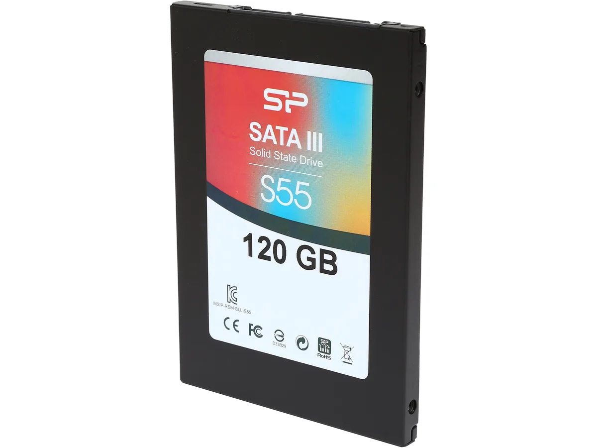Silicon Power Silicon Power Slim S55 120GB 2.5" SATA internal SSD SP120GBSS3S55S25 — product photo