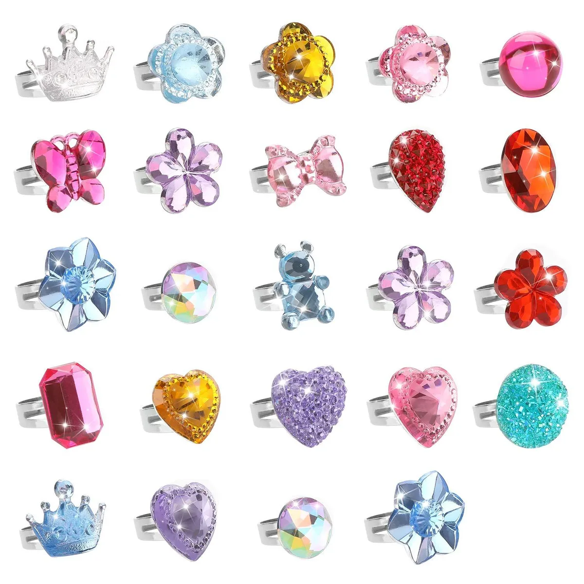  Hifot HT016US-2 24 adjustable resin rings — fotografia produsului