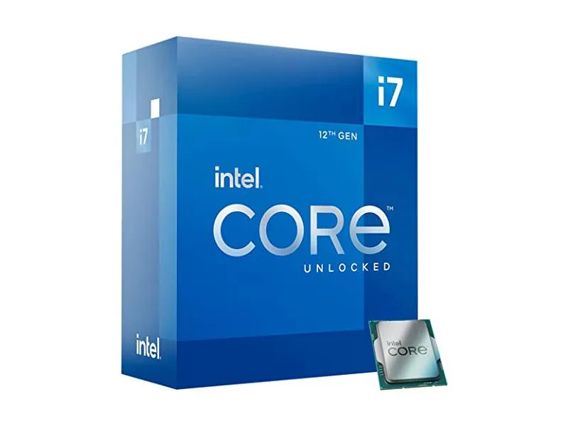 Intel Intel Core i7-12700K desktop processor 12 cores 5.0 GHz unlocked LGA1700 600 series 125W — photo du produit