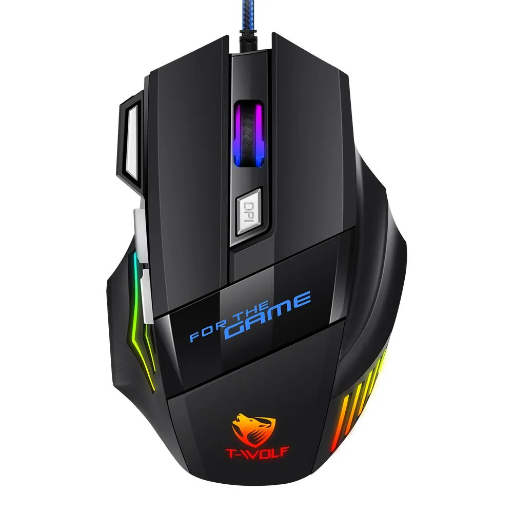 Laptomo Laptomo M1 Gaming Mouse 2400 DPI 7 Buttons RGB Wired — fotografia produktu