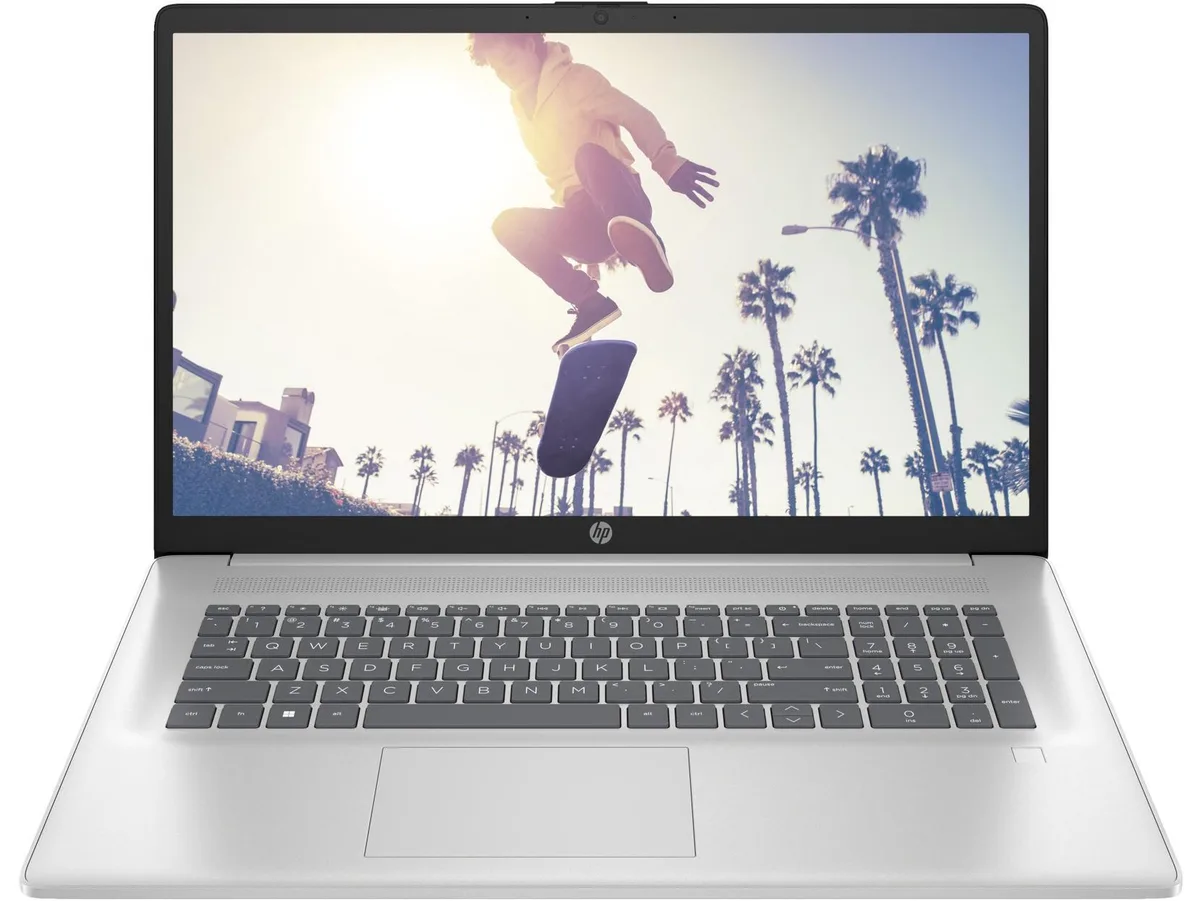 HP HP 17 laptop Core Ultra 5 120U 8GB DDR4 1TB NVMe 17.3" FHD Silver — product photo
