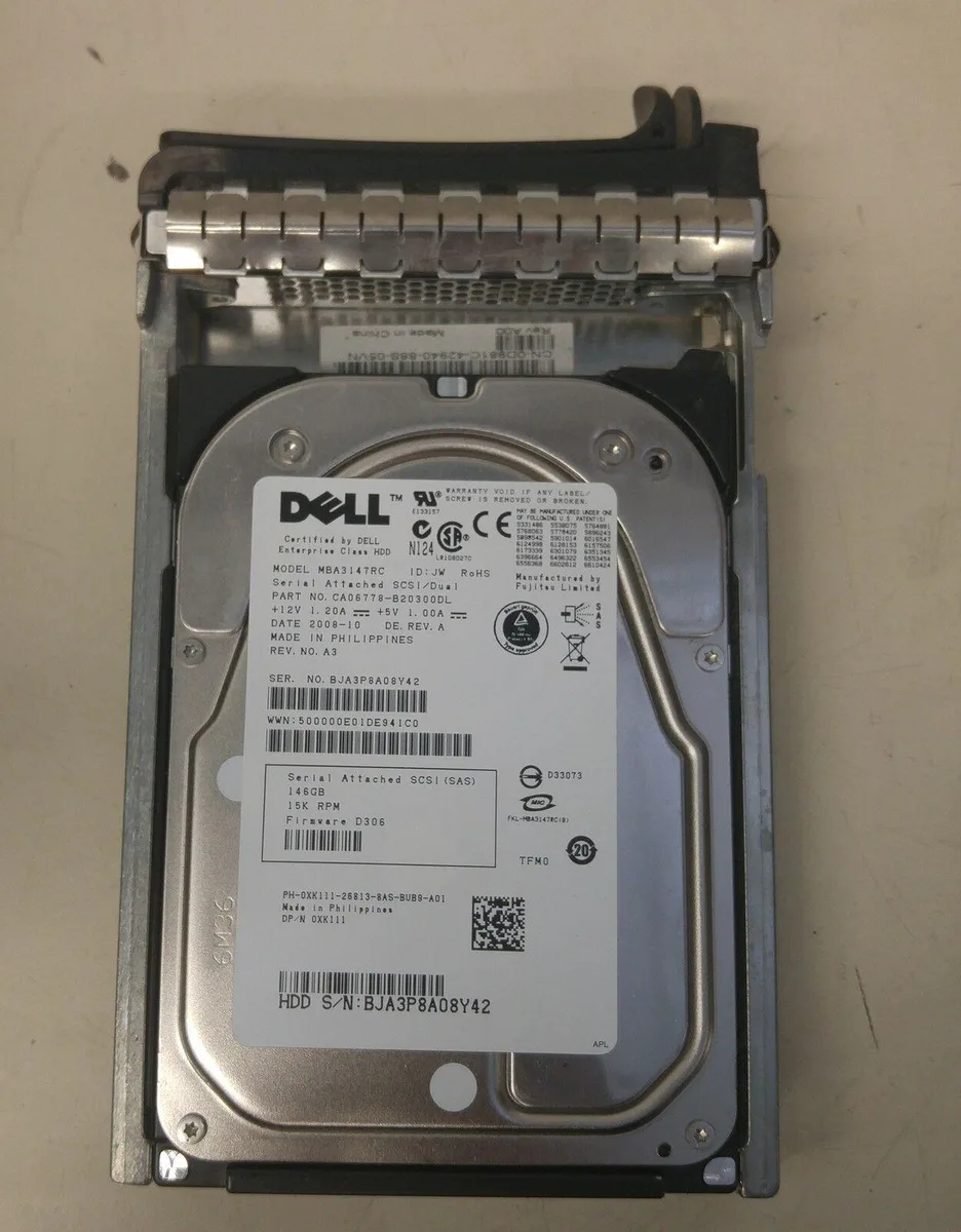 Fujitsu Fujitsu MBA3147RC 147GB 15000RPM 3.5" SAS internal hard drive — ภาพสินค้า