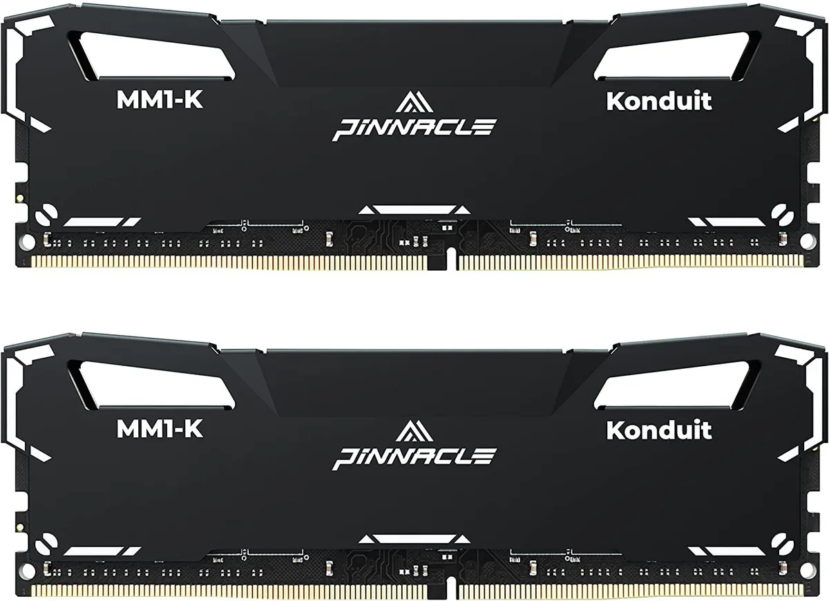 Timetec Timetec Pinnacle Konduit 16GB Kit (2x8GB) DDR4 3200MHz CL16 Black Desktop RAM — photo du produit