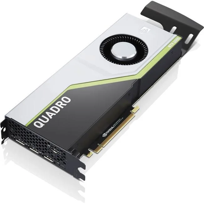 Lenovo Quadro RTX 6000 graphics card dual-slot silver fan cooler 13.3 inches long