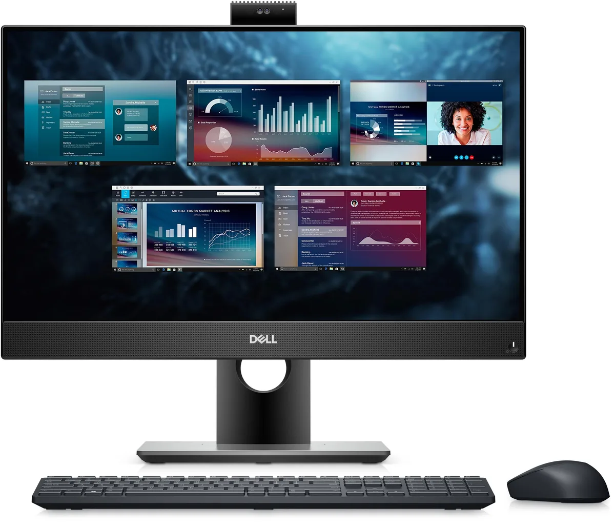 DELL DELL OptiPlex 5490 AIO 23.8" i3-10105T 16GB 256GB NVME — tuotekuva