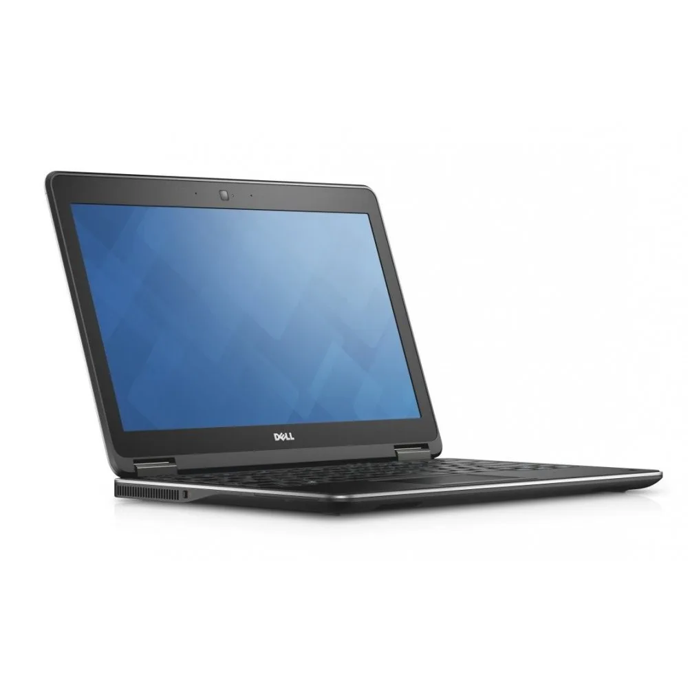 Black Dell Latitude 7480 laptop closed showing matte finish