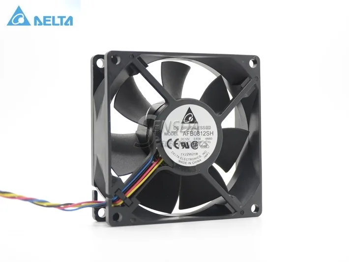 SXDOOL SXDOOL AFB0812SH 80mm 12V 0.51A 4-pin PWM case fan — product photo