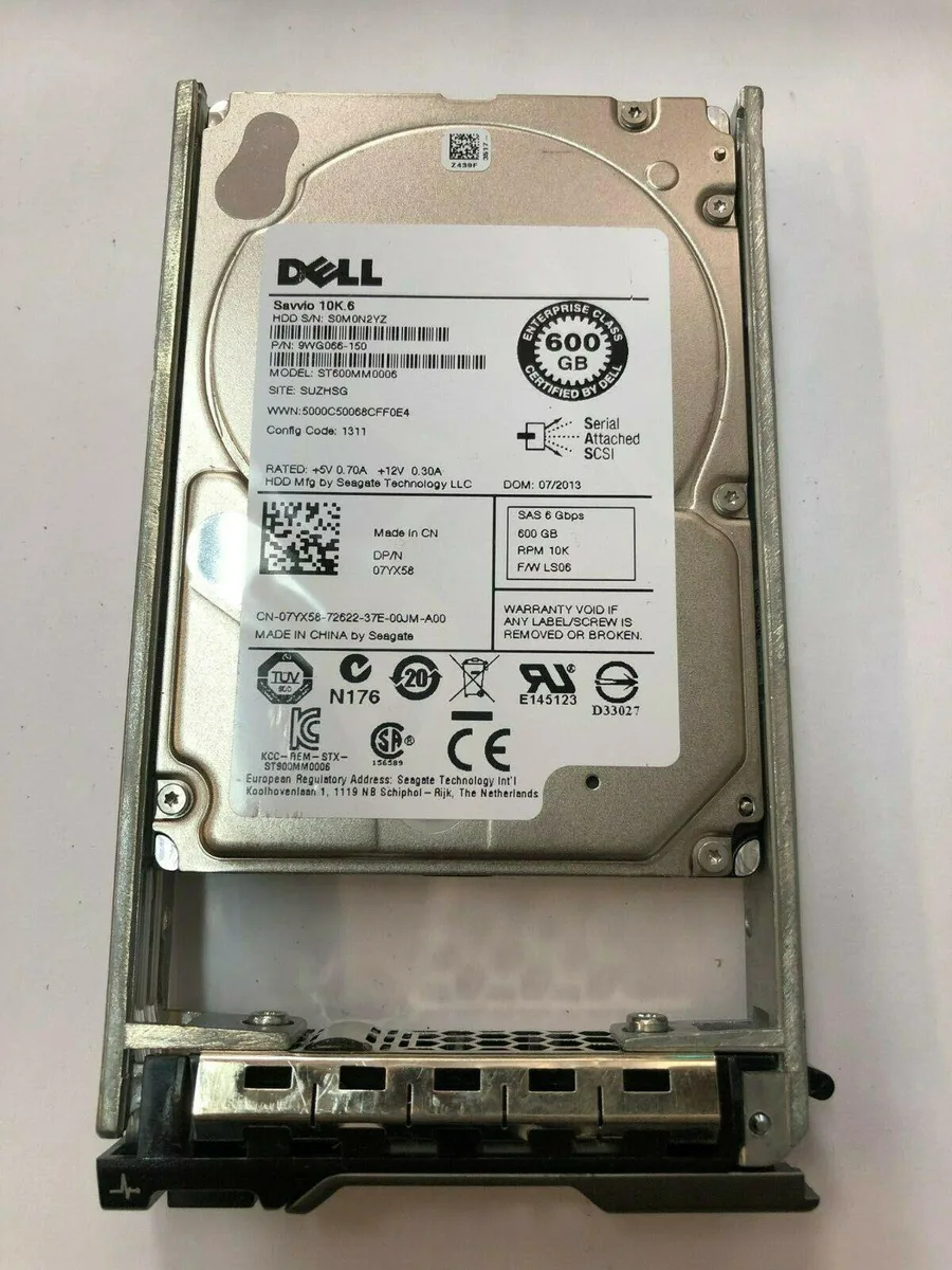 DELL DELL ST600MM0006 600GB 10000RPM SAS 2.5" internal hard drive — ภาพสินค้า