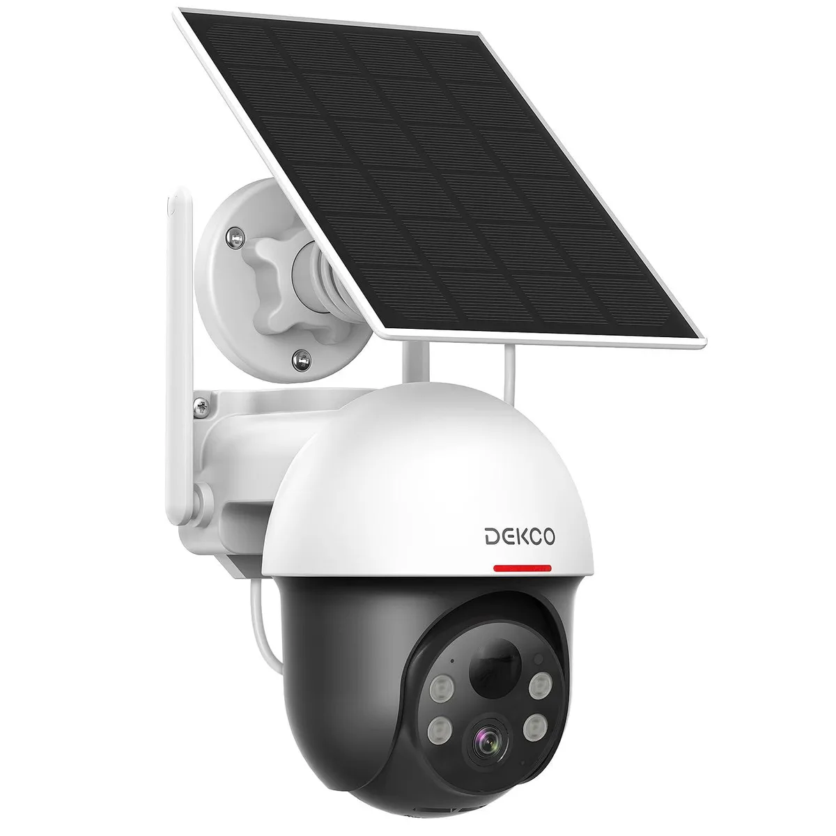 DEKCO DC9L 2K Solar PTZ Dome Camera Wireless 360° IP65 — foto del producto