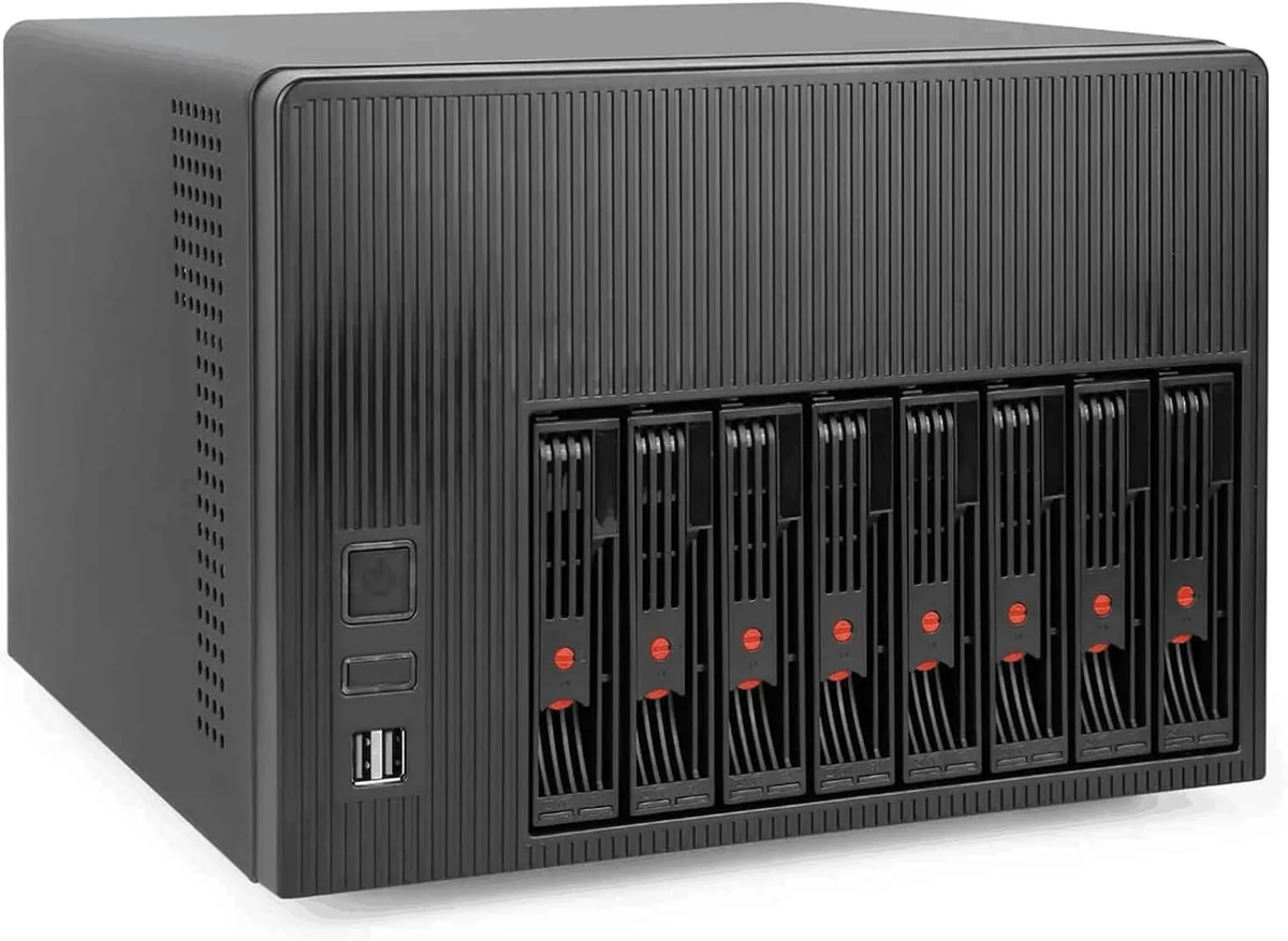 TAURKENAM TAURKENAM K7 8-Bay NAS PC Case — product photo