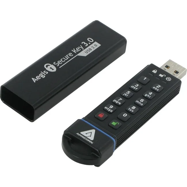 Apricorn Apricorn ASK3-480GB Aegis Secure Key 3.0 480 GB USB flash drive — 제품 사진