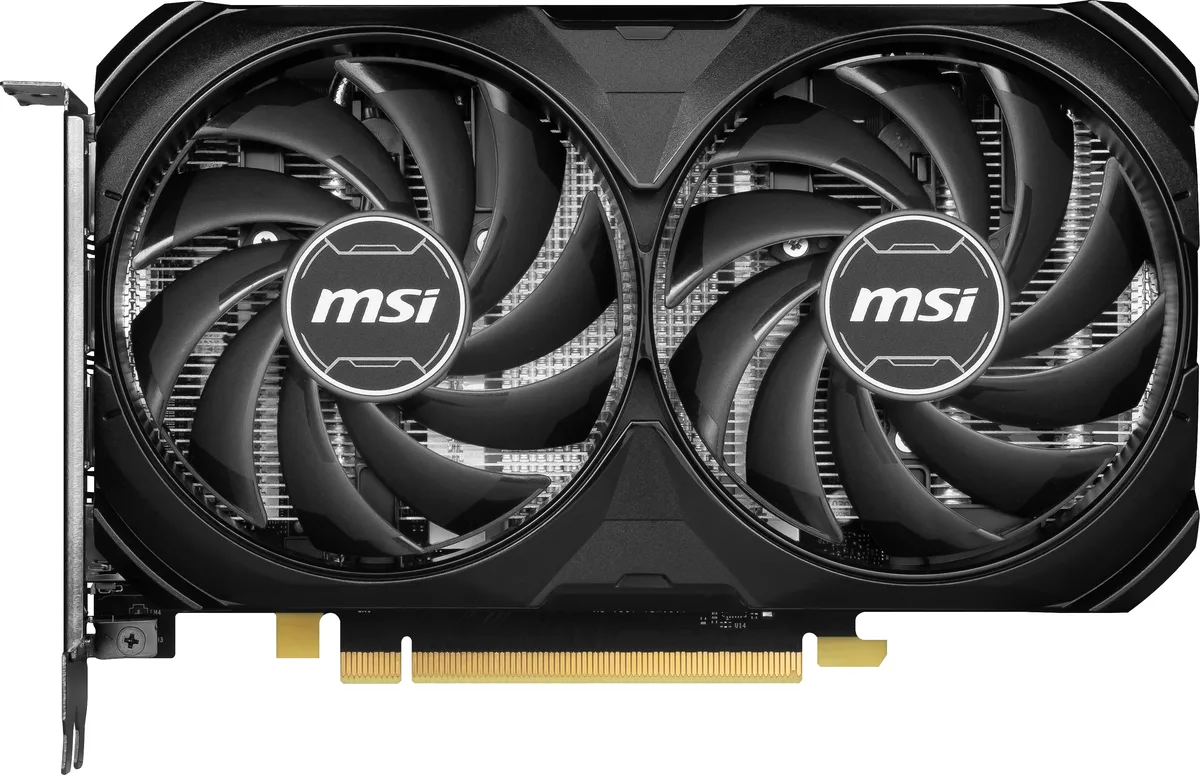 MSI MSI RTX 4060 Ti VENTUS 2X BLACK 16G OC graphics card — toote foto
