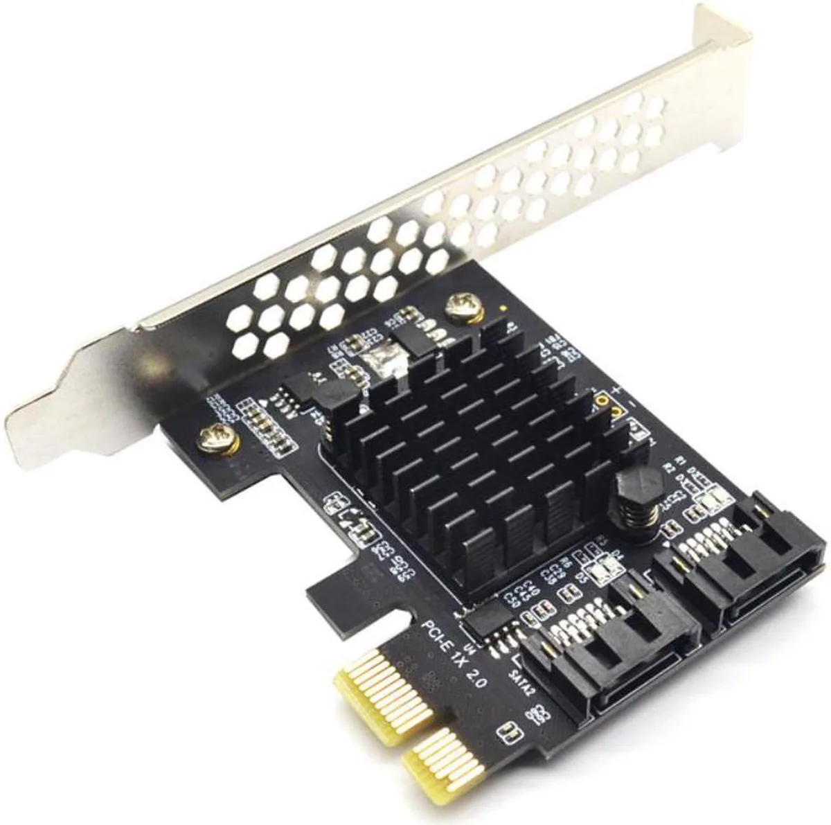 Vszerda Vszerda SATA 3 PCIe Expansion Card Marvell 88SE9125 2 Ports — preces foto