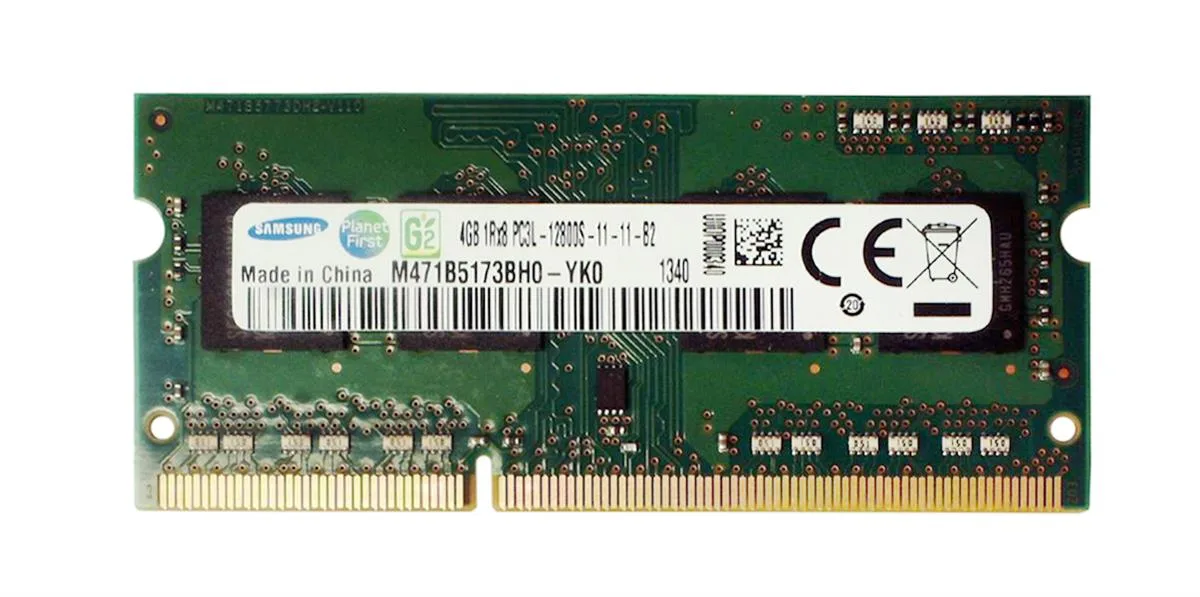 SAMSUNG SAMSUNG 4GB DDR3 SoDIMM 1600MHz 1Rx8 M471B5173BH0-YK0 — zdjęcie produktu