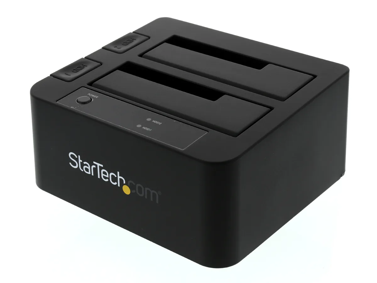 STARTECH STARTECH SDOCK2U33EB 2-bay 2.5" 3.5" SATA drive enclosure — photo du produit