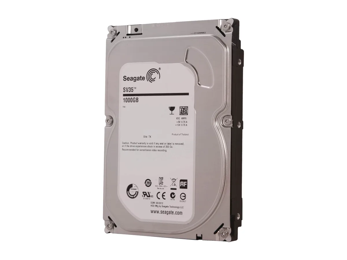 Seagate Seagate ST1000VX000 1TB 7200 RPM 64MB SATA 6.0Gb/s 3.5" internal hard drive — vörumynd