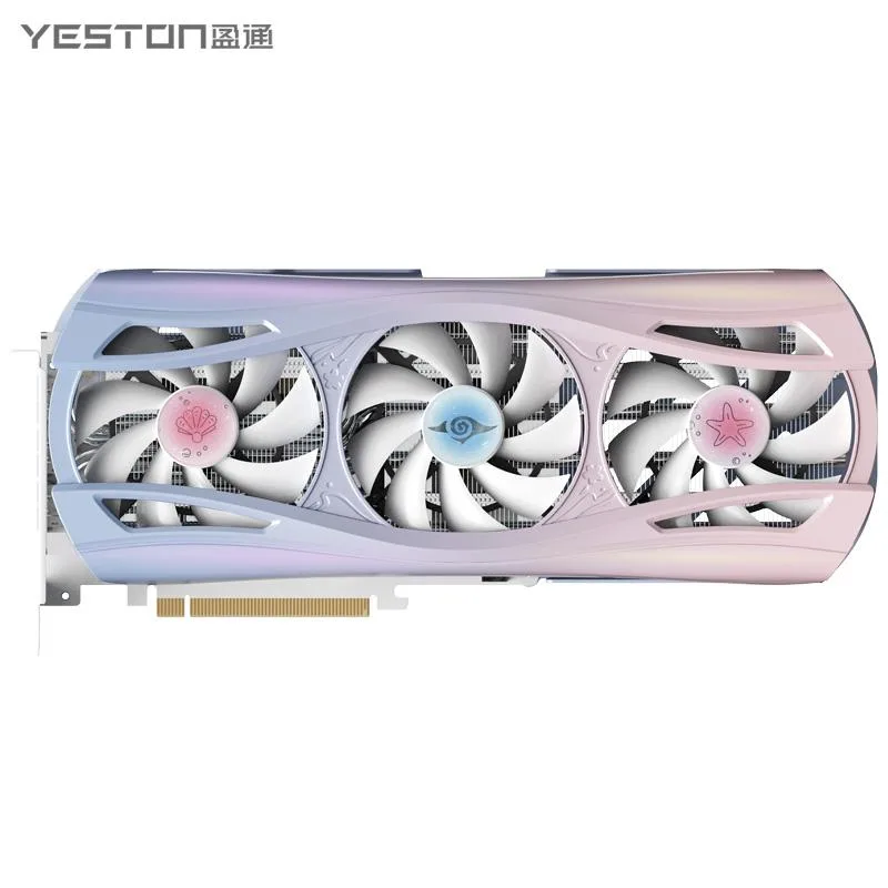 YESTON YESTON Atlantis Radeon RX 9070 16GB GDDR6 Triple Fan graphics card — product photo