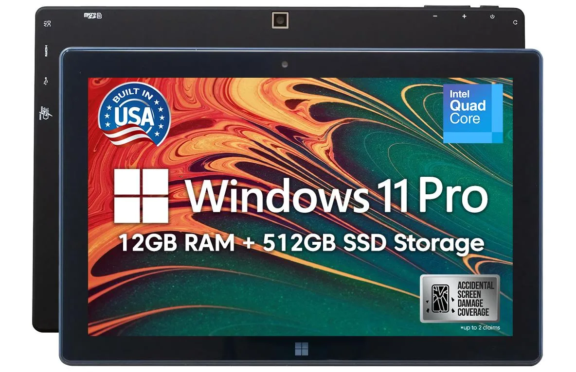Fusion5 Fusion5 FWIN232 PRO N5 12GB 512GB 10.1 Windows 11 Pro tablet — 商品写真