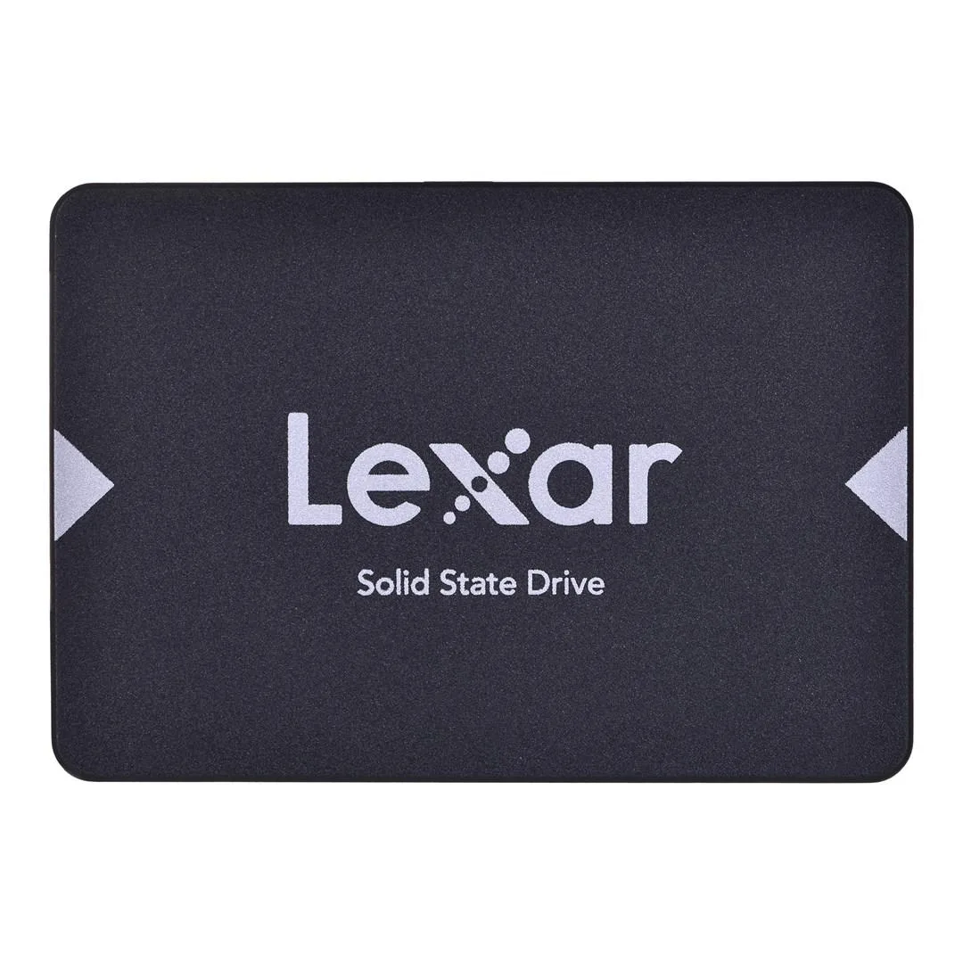 Lexar NS100 2TB 2.5 inch SATA SSD rectangular silver metal case