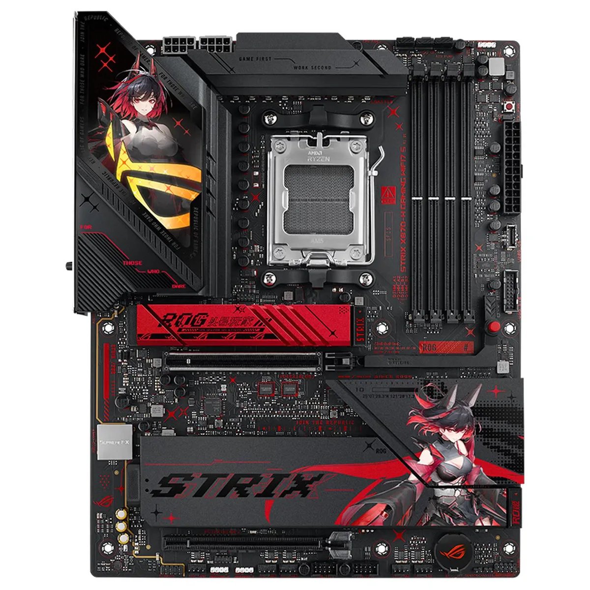 ASUS ASUS ROG STRIX X870-H GAMING WIFI7 S RO HIME EDITION AMD motherboard — product photo