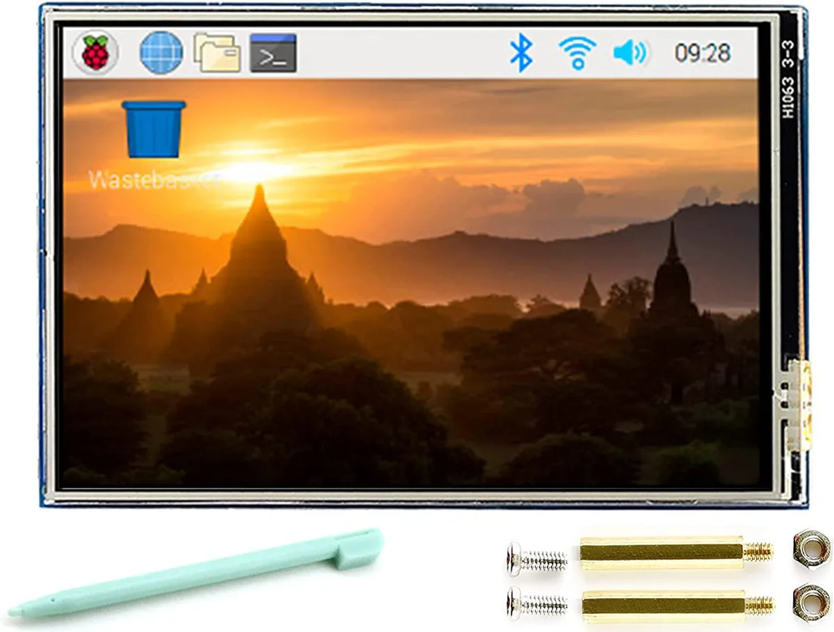 WaveShare WaveShare 3.5 inch Resistive Touch Screen IPS LCD 480x320 XPT2046 portable monitor — produktbilde