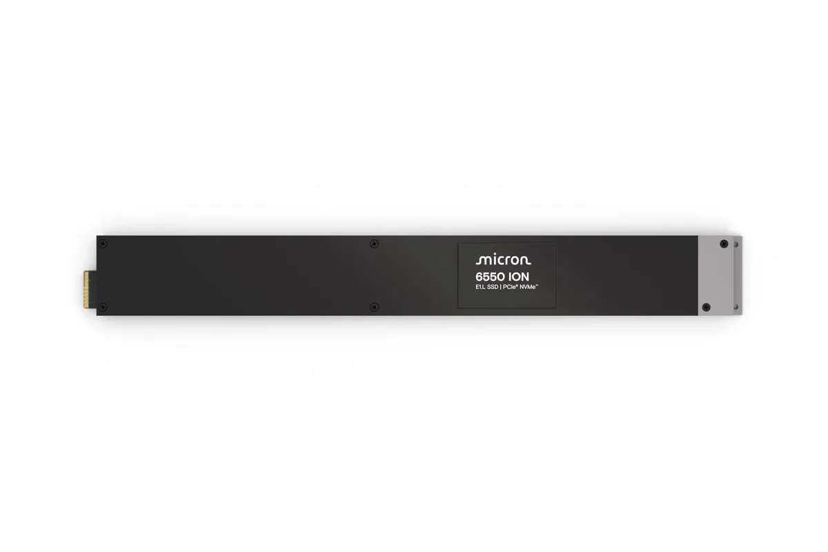 Micron Micron 6550 ION 30.72TB E1.L 9.5mm OCP 2.5 SED — photo du produit