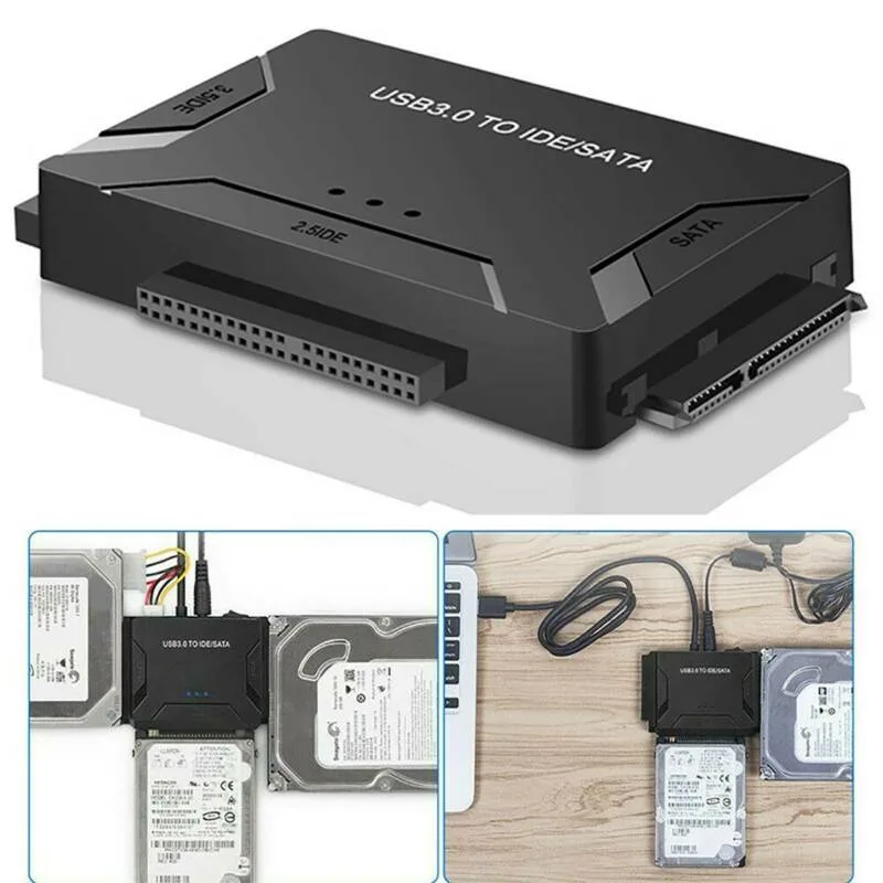 Zhang Jia Gang Gotek Technology Co., LTD Zhang Jia Gang Gotek Technology Co., LTD USB 3.0 to IDE &amp; SATA Adapter 2.5" 3.5" 6TB Black — productfoto