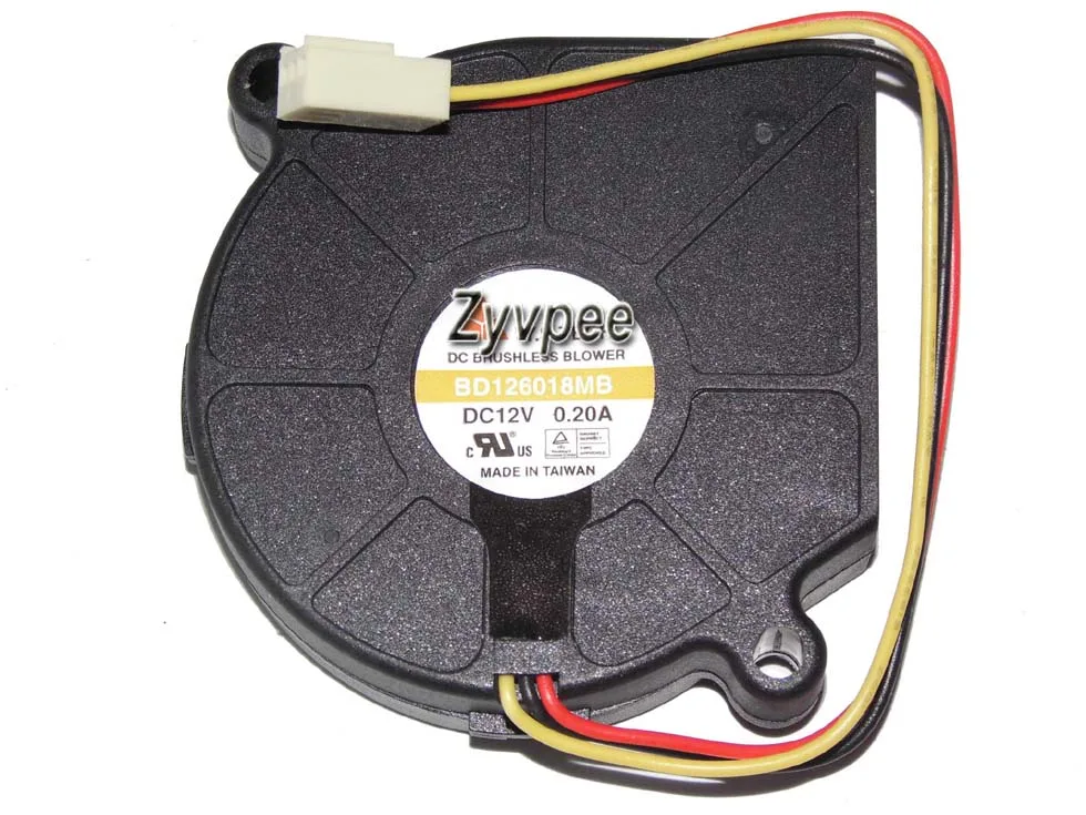 Zyvpee Zyvpee BD126018MB 60x18mm 12V .2A 3-pin case fan — foto produk