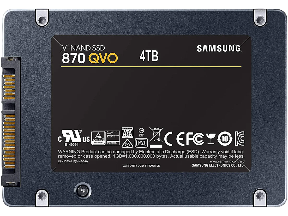 SAMSUNG SAMSUNG 870 QVO MZ-77Q4T0BW 4TB 2.5" SATA internal SSD — toote foto