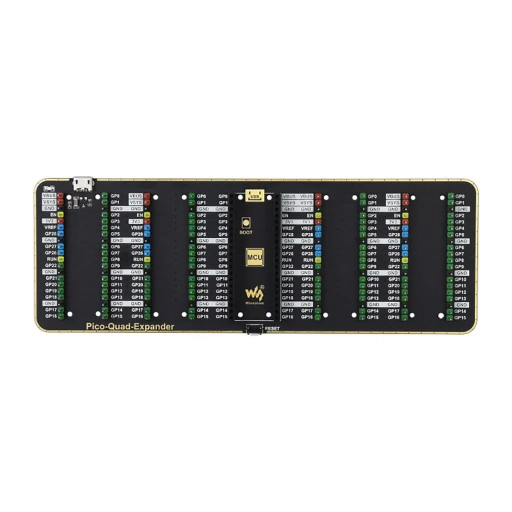 LORDWORLD LORDWORLD Quad GPIO Expander for Raspberry Pi Pico 20-pin development board — foto del prodotto
