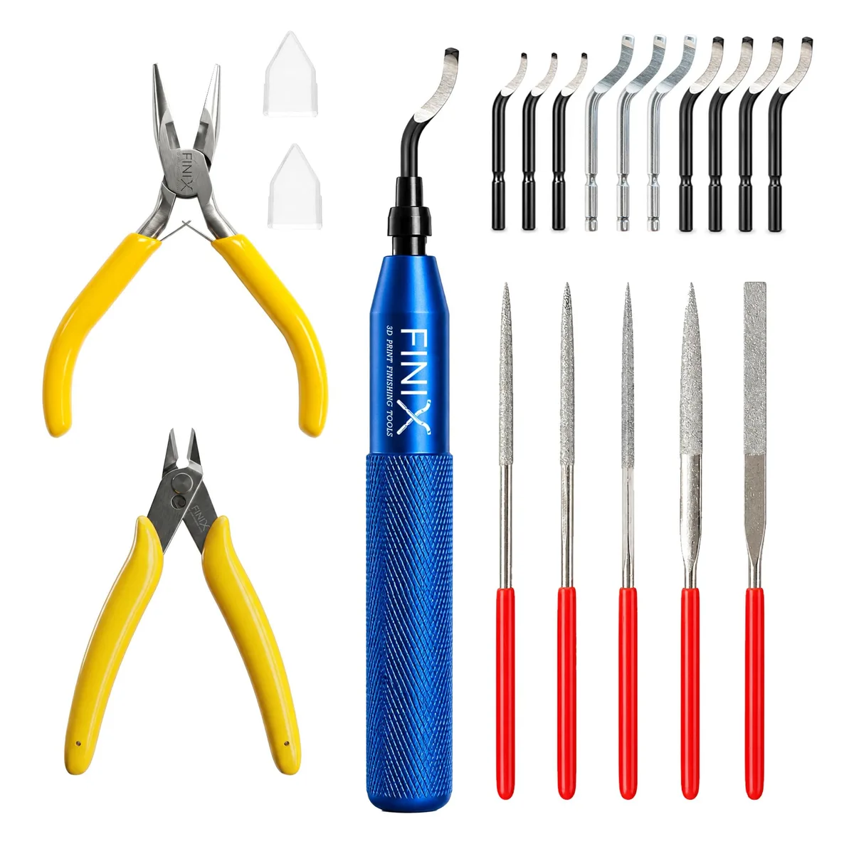  Generic 19-Piece 3D Printing Deburring Kit with 11 HSS Blades — photo du produit