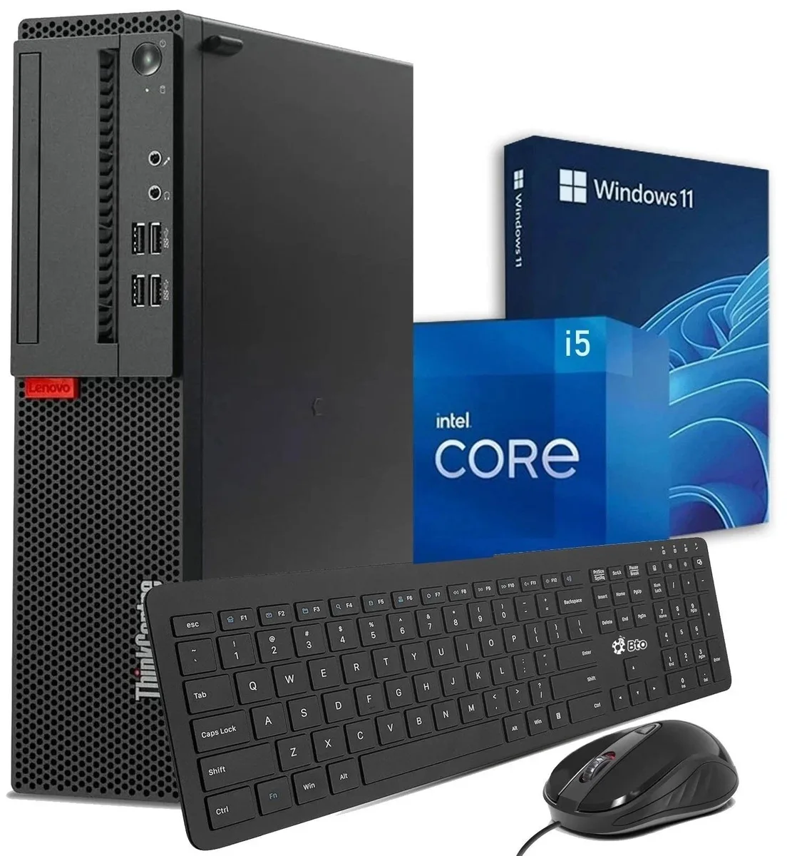 Lenovo Lenovo ThinkCentre M710 SFF desktop PC, Core i3-6100 3.70 GHz, 16GB DDR4, 1TB SSD, Windows 11 Pro — photo du produit
