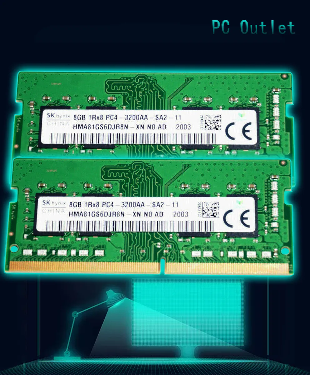 SK hynix SK hynix HMA81GS6DJR8N-XN 16GB (2×8GB) DDR4-3200 CL22 SO-DIMM laptop RAM — ภาพสินค้า